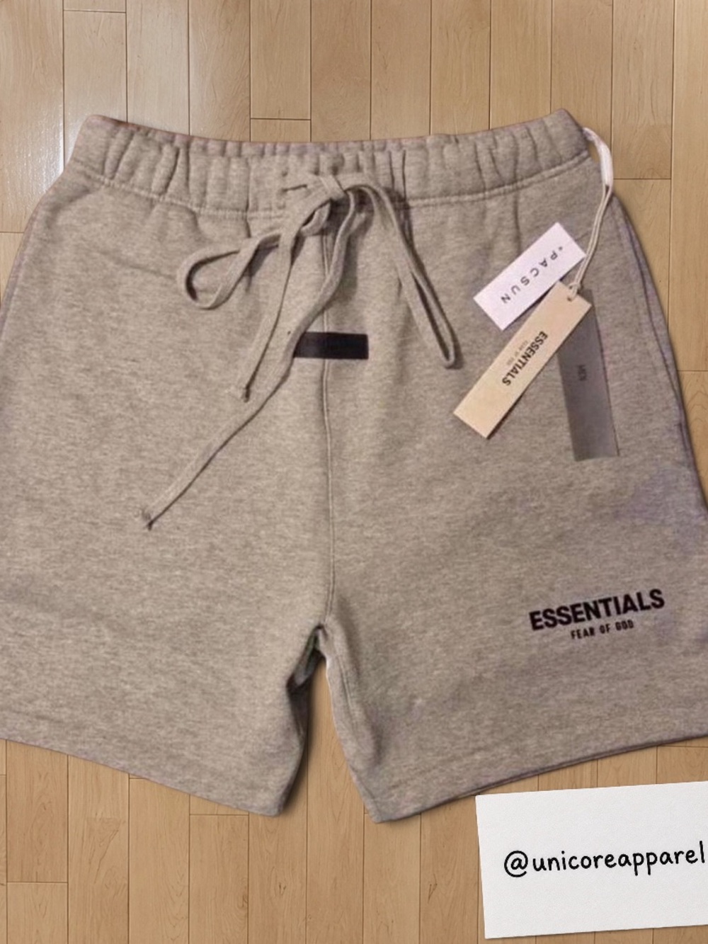 Essentials Men's Heather Gray Athletic Sweat Shorts